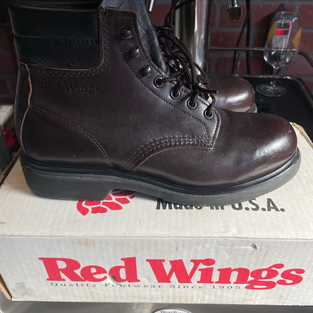 Vintage Red wings shoes boots size 8